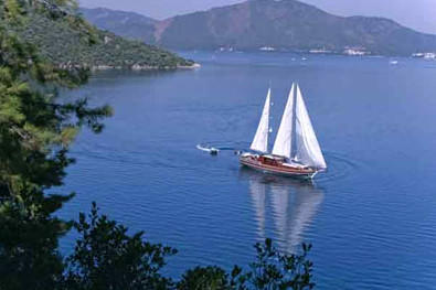 zeilboot Turkish Motor Sailer Silver S. Afbeelding 1