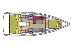 zeilboot Bénéteau Océanis 38.1 Afbeelding 5